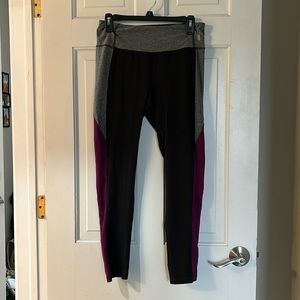 RBX color block fitness leggings
